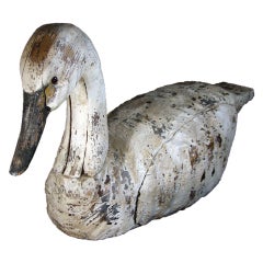 Antique Swan Decoy