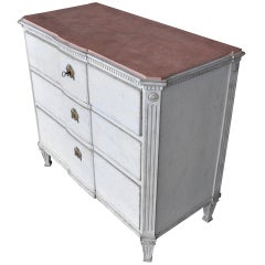 Gustavian Chest of Drawers, Sweden, 19th Century