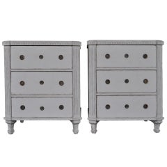 Pair of Gustavian Chests