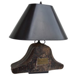 19th C. Captain Hat Box Lamp