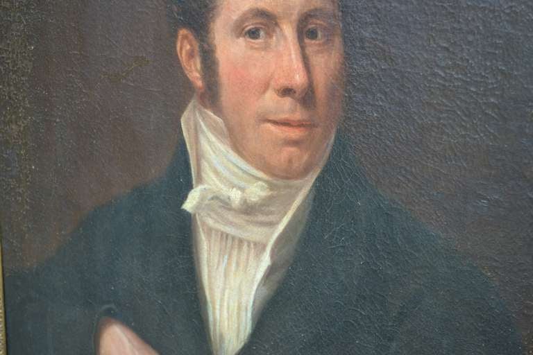 Painted Early Portrait of a Gentleman