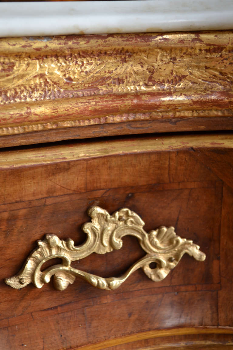 18th c. Rococo Ortmann Walnut Dresser 5