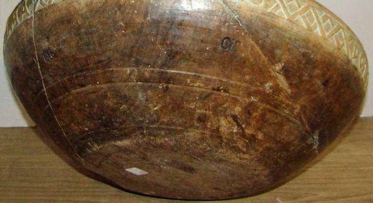 Swedish 17th Century Wooden Bowl, Sweden For Sale