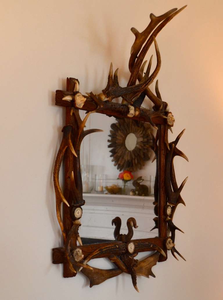 English Antler Mirror 4