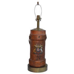Vintage Fire Bucket Lamp