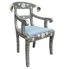 Mother-of-pearl Inlaid Armchair