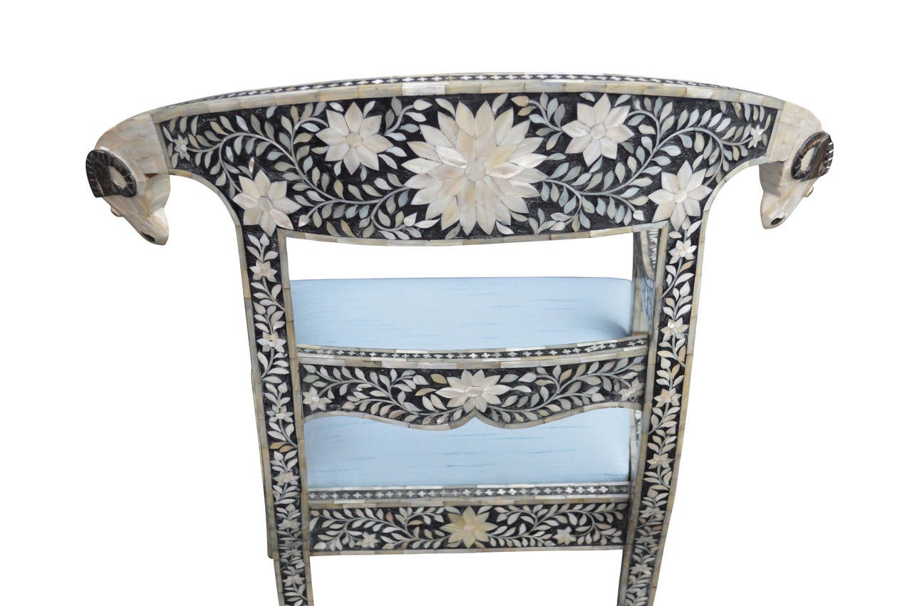 Mother-of-Pearl Mother-of-pearl Inlaid Armchair
