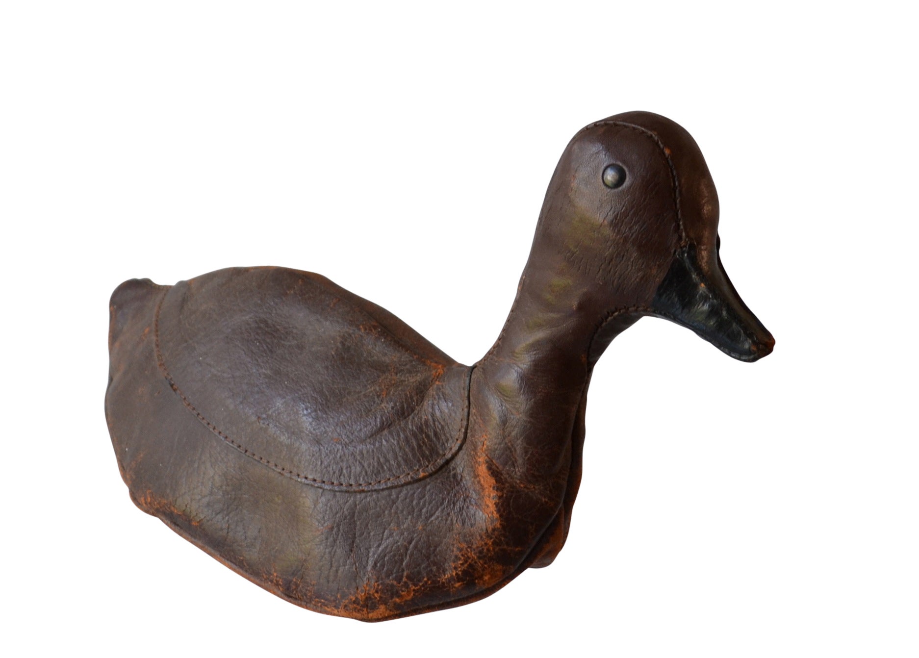 Abercrombie & Fitch Leather Duck Decoy