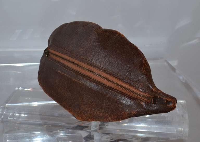 Mid-20th Century Abercrombie & Fitch Leather Duck Decoy