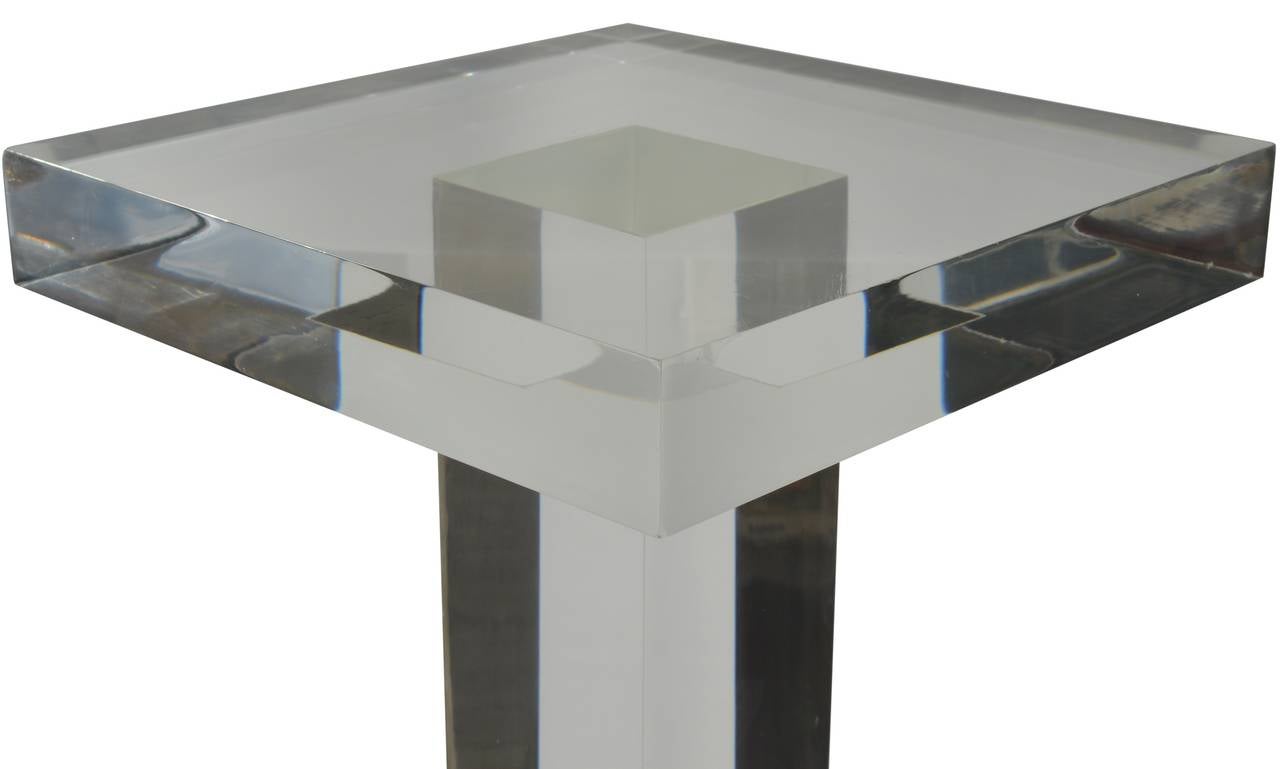 Grand Lucite Pedestal 1