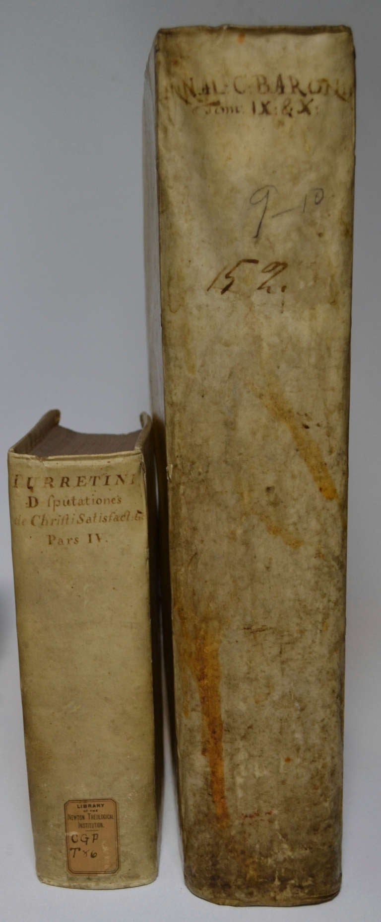 17th C. Collection Of 12 Vellum Books at 1stdibs