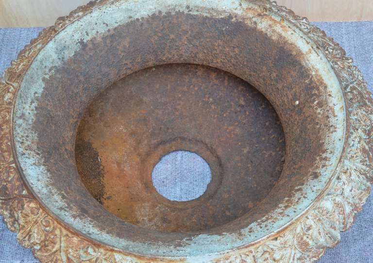 Large Garden Cast Iron Urn by Fiske 5