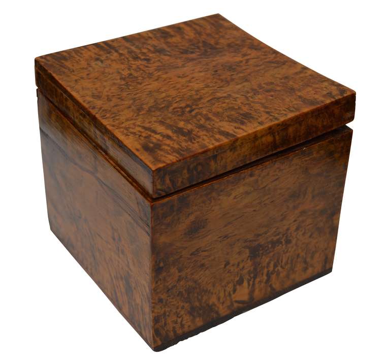19th C Swedish Birch Wood Box 2