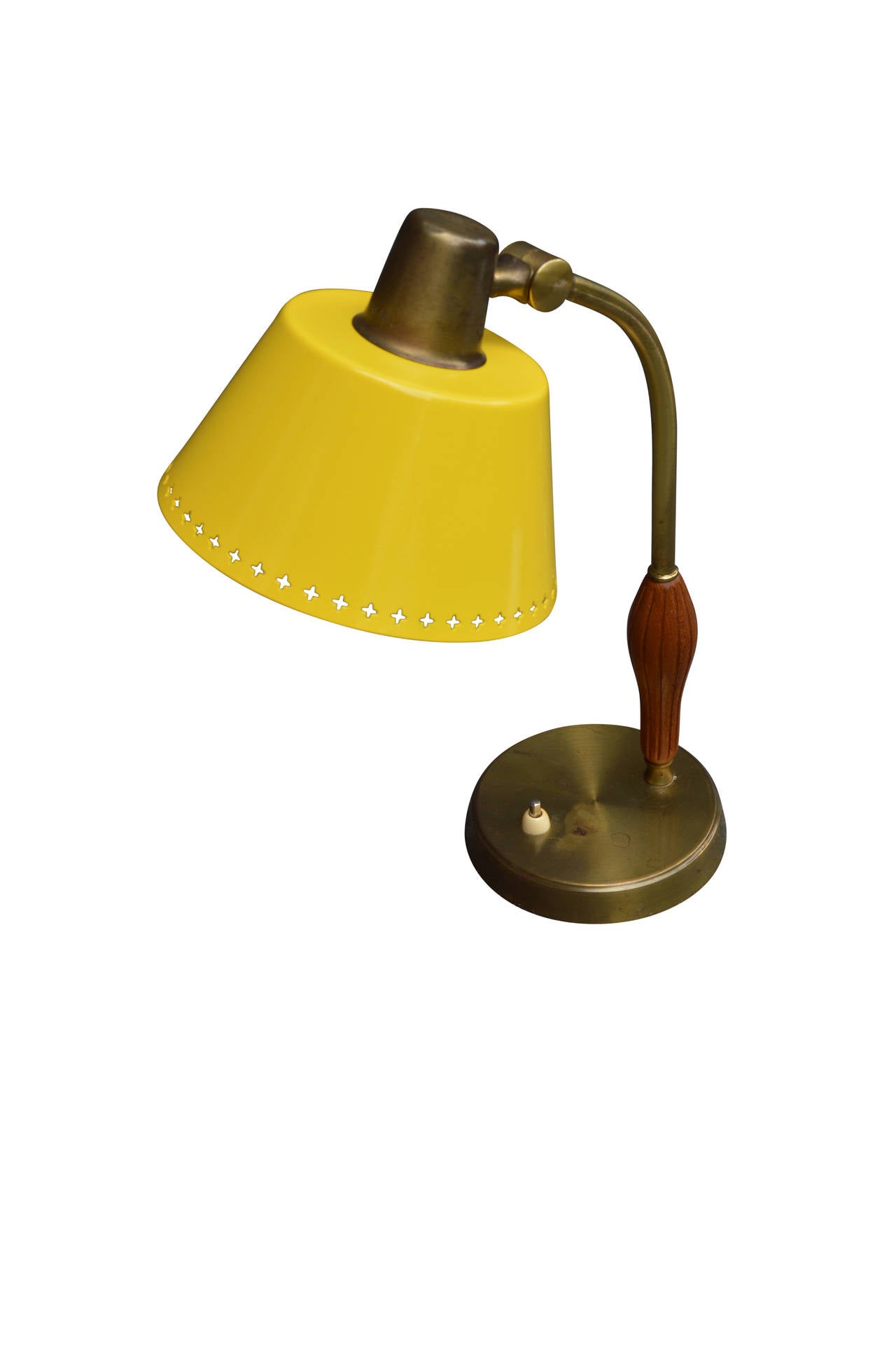 Swedish Mid-Century Desk Lamp In Good Condition In Haddonfield, NJ