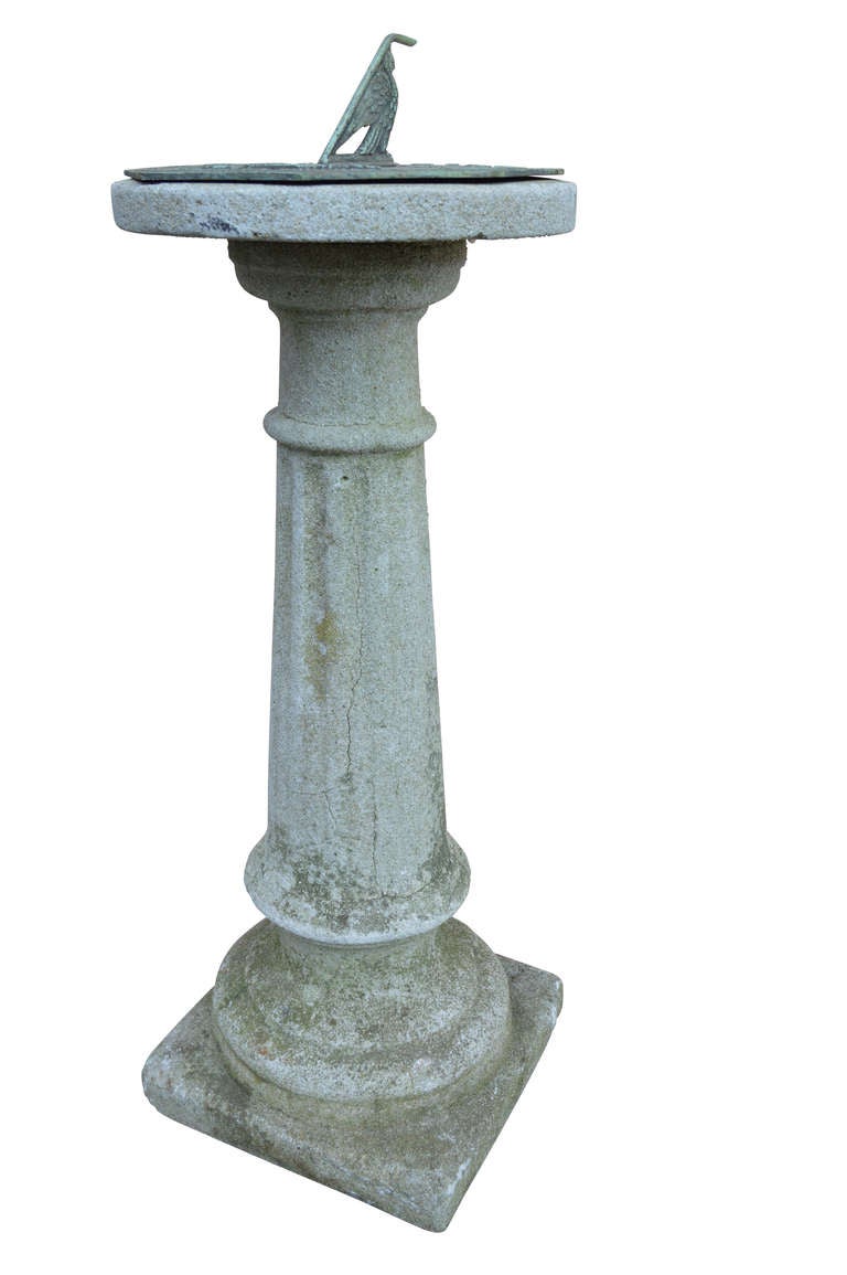 Sun Dial On Column