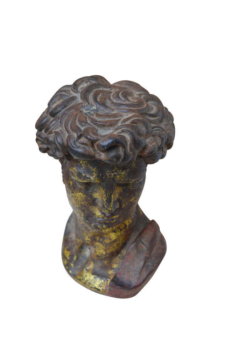 French Charming 19th Century Bust of a Gentleman