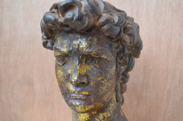 Charming 19th Century Bust of a Gentleman In Excellent Condition In Haddonfield, NJ