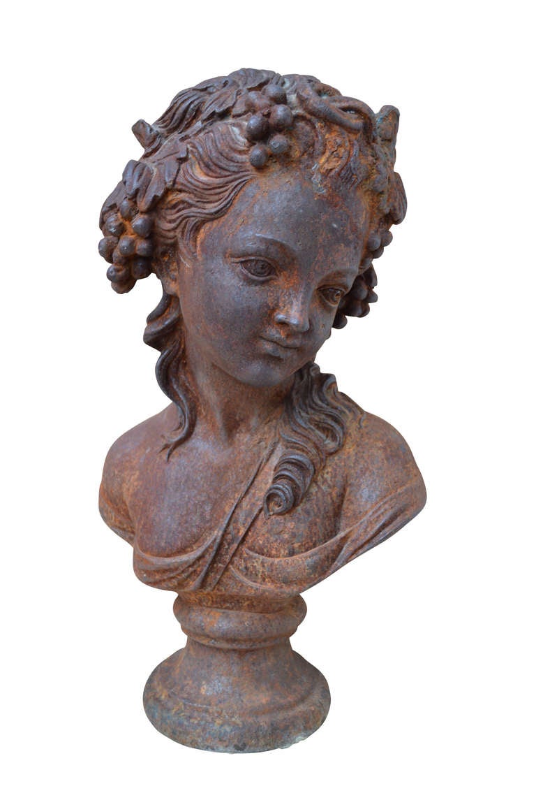 Charming 19th C Bust Of A Lady