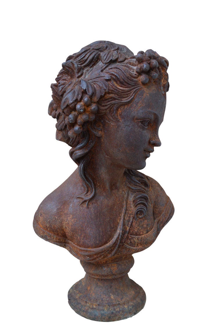 Louis XVI Charming 19th Century Bust of a Lady