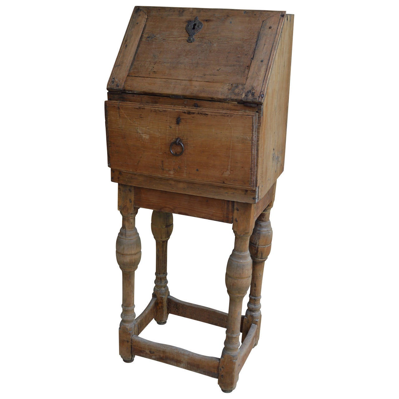 Small 18th Century Swedish Cabinet Or Drop Front Desk At 1stdibs