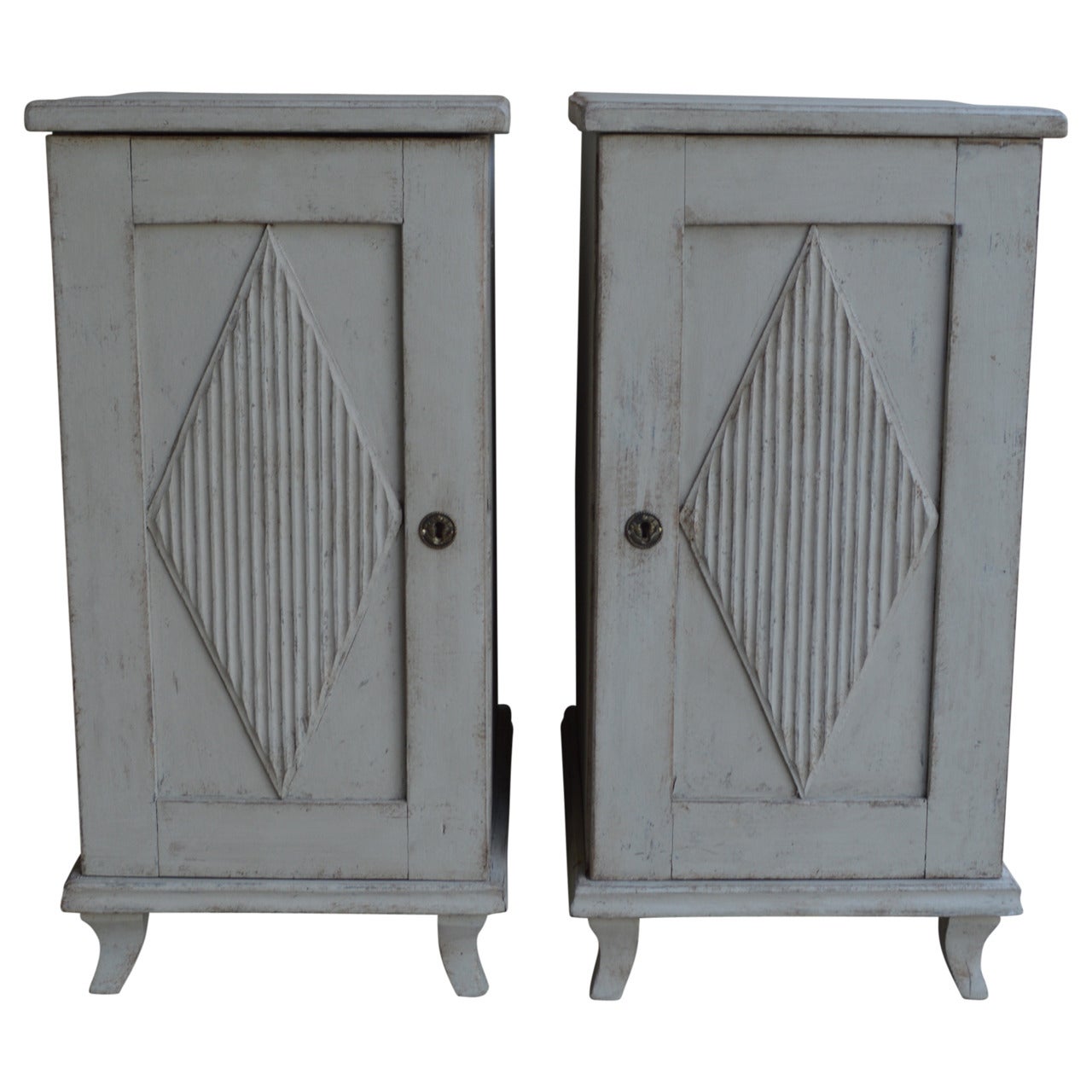 Pair of Gustavian Bedside Tables or End-tables