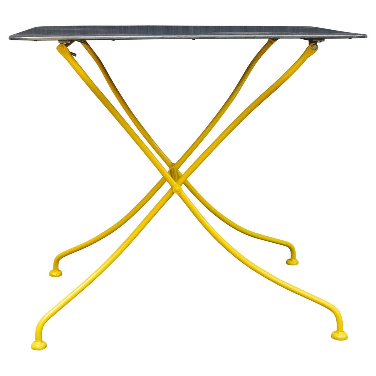 Powder-Coated Early 20th Century French Garden Table