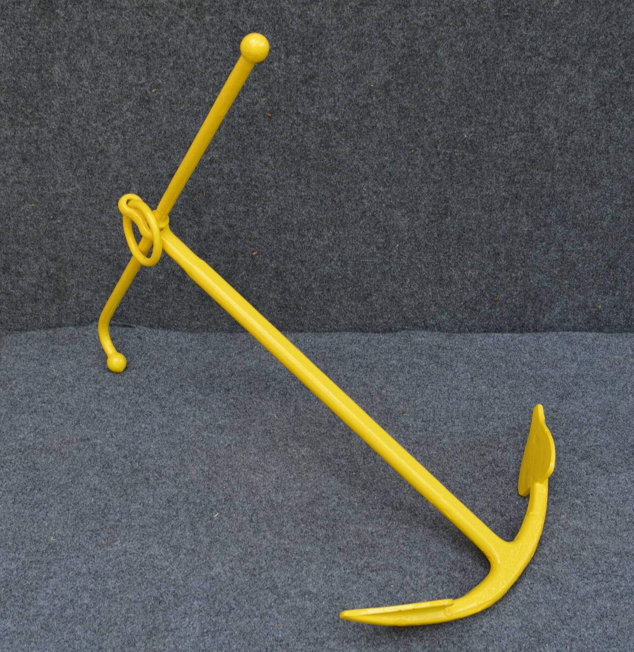 Powder-Coated Vintage Yellow Anchor