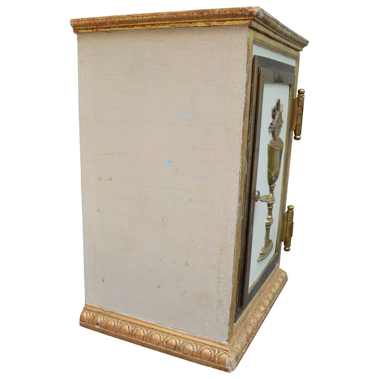 American Charming Wooden and Brass Tabernacle