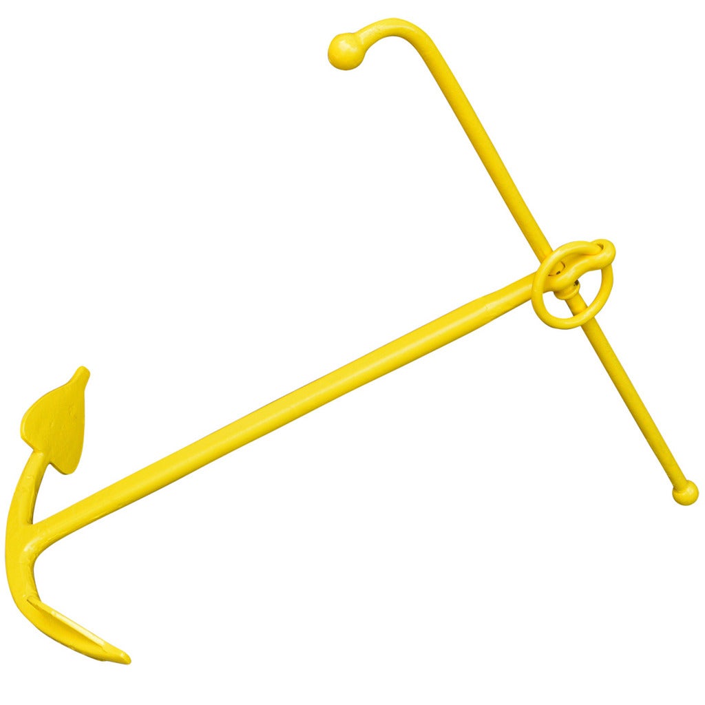 Vintage Yellow Anchor