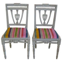 Antique Pair of Gustavian Chairs