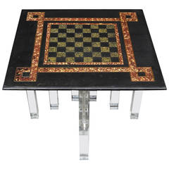 Small Chess Board Side Table 8