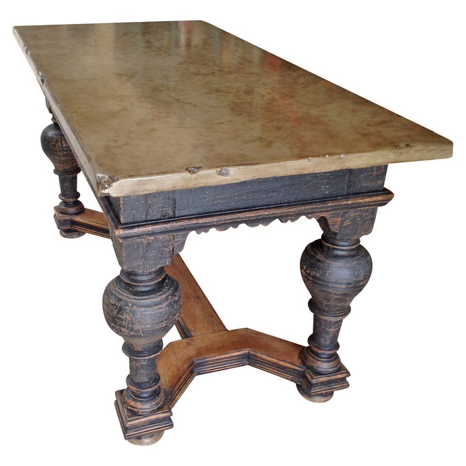 Swedish 18th Century Stone Top Table