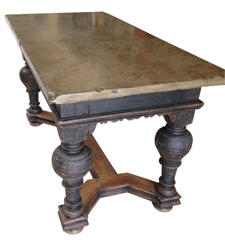 Swedish 18th Century Stone Top Table 4