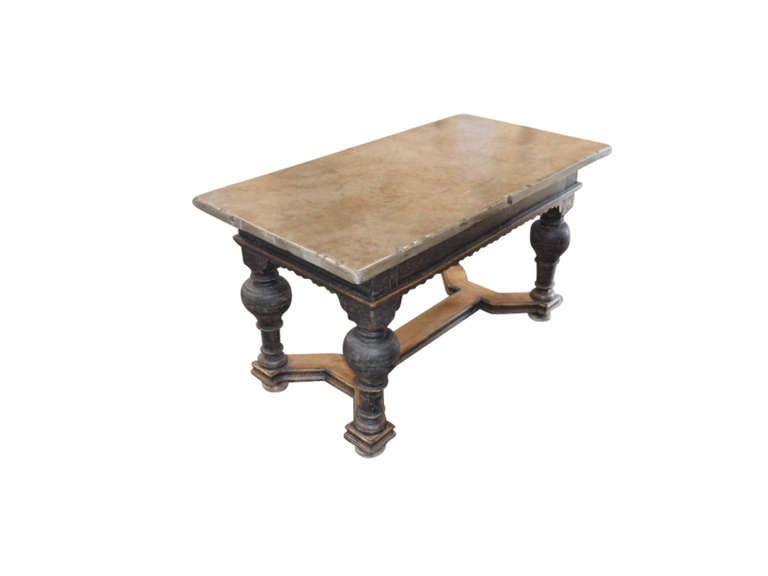 Swedish 18th Century Stone Top Table 2