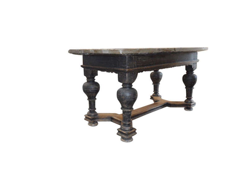 Swedish 18th Century Stone Top Table 3