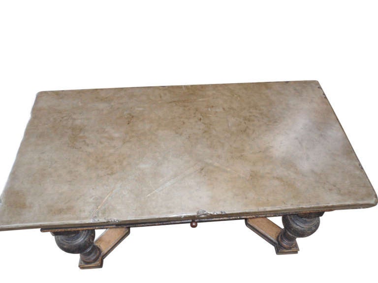 Mid-18th Century Swedish 18th Century Stone Top Table