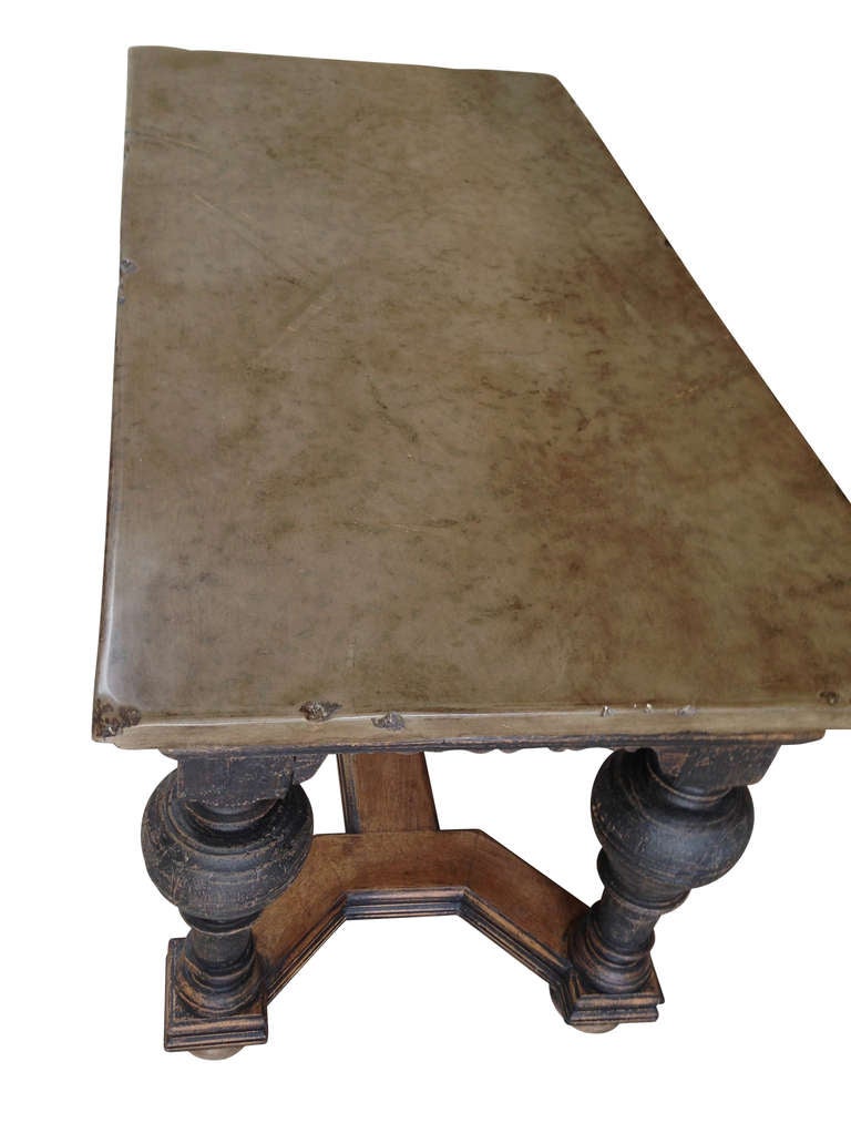 Baroque Swedish 18th Century Stone Top Table