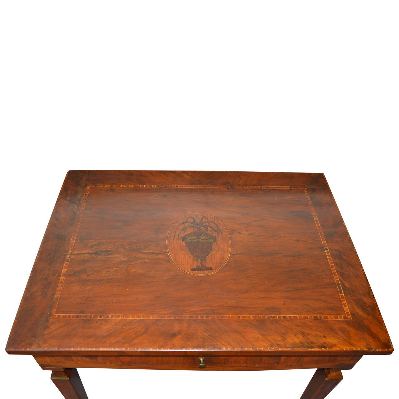 Fruitwood Early 19th Century Italian Side Table