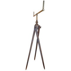 19th Century Brass Level on Tripod 12