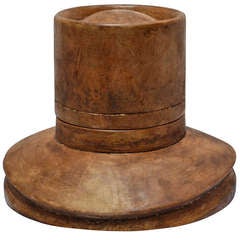 Antique 19th C. French Wooden Hat Form
