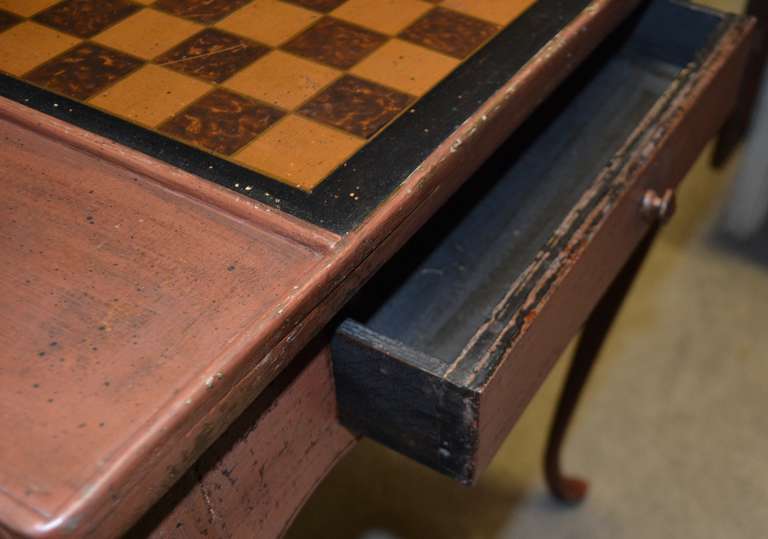 Danish Rococo Chess Game Side Table 2