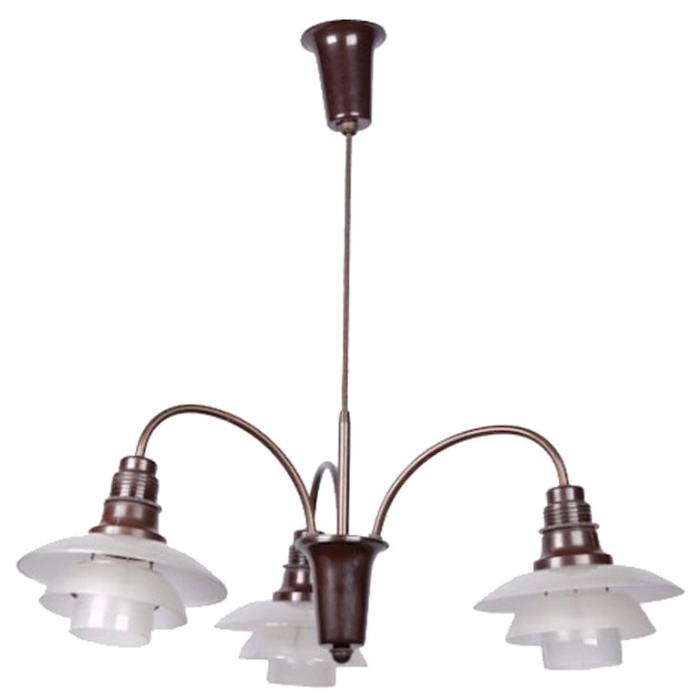 PH "Cascade" or "PH-Bombardement". Poul Henningsen Chandelier
