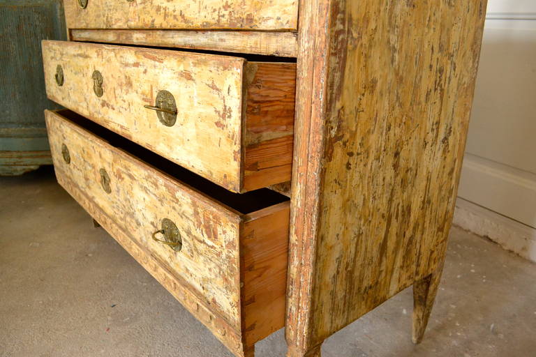 18th Century Gustavian Chest Of Drawers, Sweden 1790 4