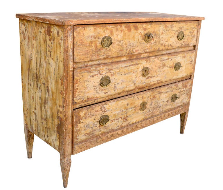 18th Century Gustavian Chest Of Drawers, Sweden 1790 3