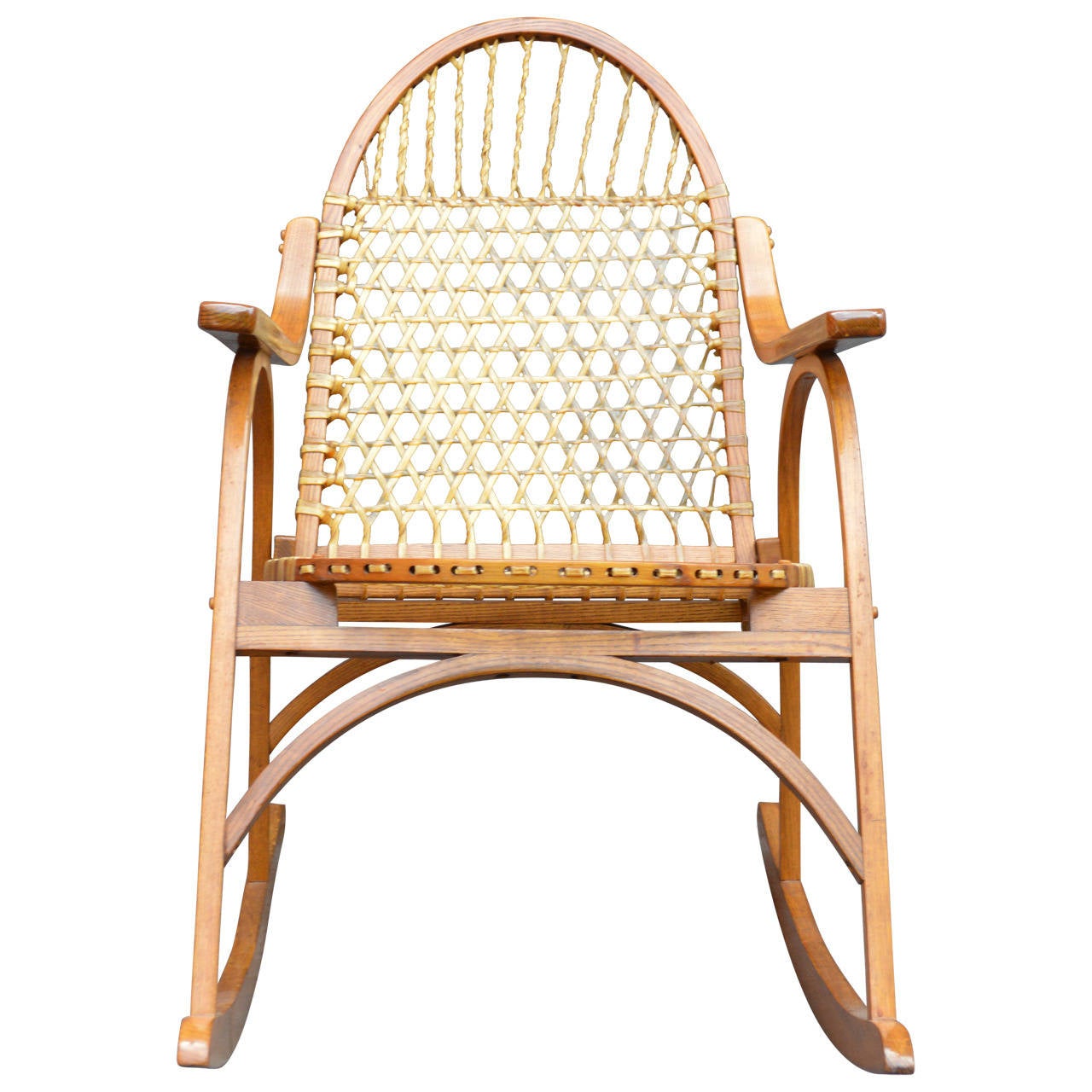 Vermont Tubbs Snowshoe Rocking Chair At 1stdibs