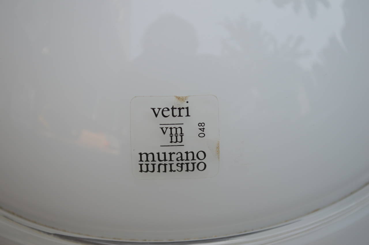 Mid-Century Modern Murano Vetri Table Lamp