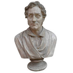 19th C. Bust of Kuhlau, Danish Author