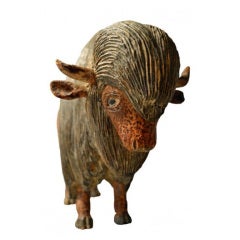 Amerian Carving of Bison