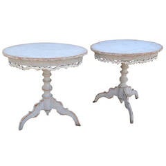 19th Century Pair of Gustavian Side Tables