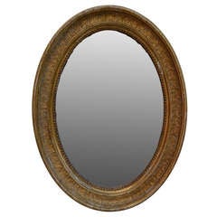 19th c. Gilded mirror
